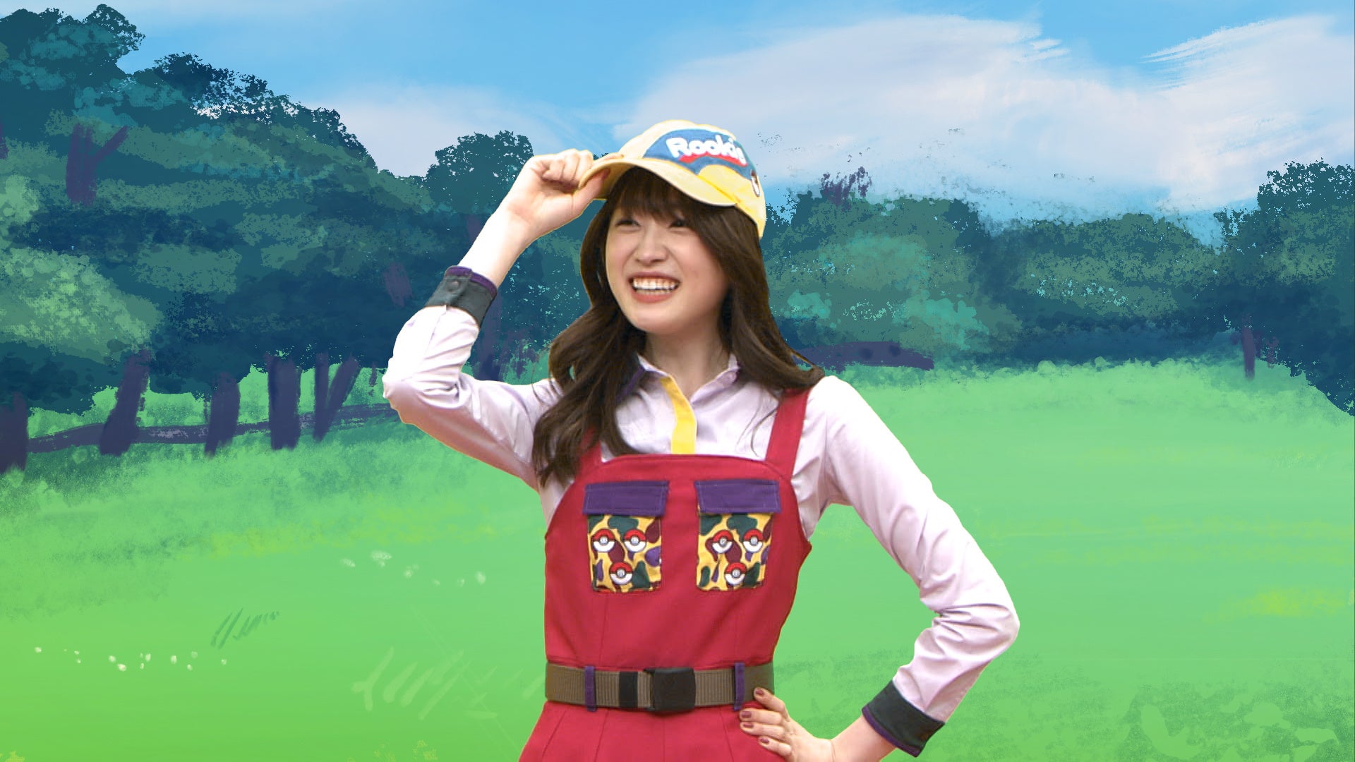 ひかるちゃんにポケルーキーの帽子をコッカ―からプレゼント！