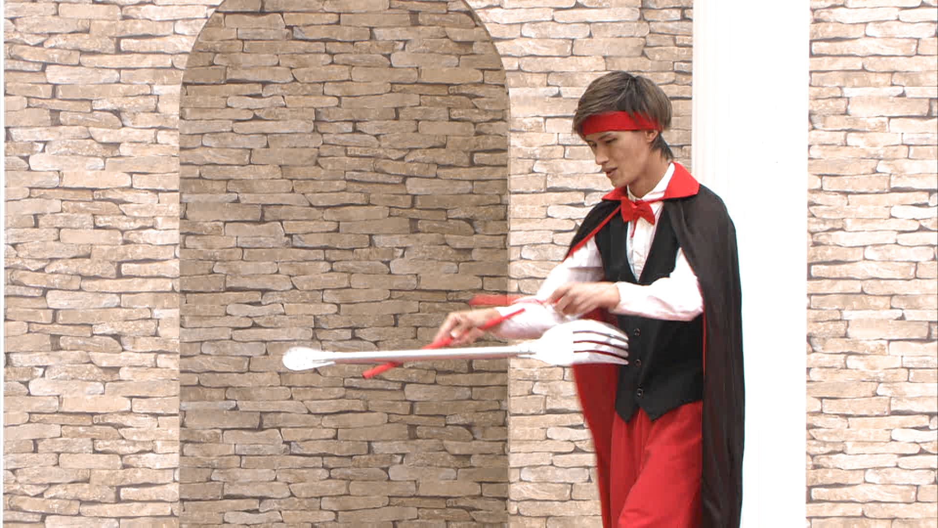 リアルジャグラー・Ryoさんがフォークを自在に操る！！