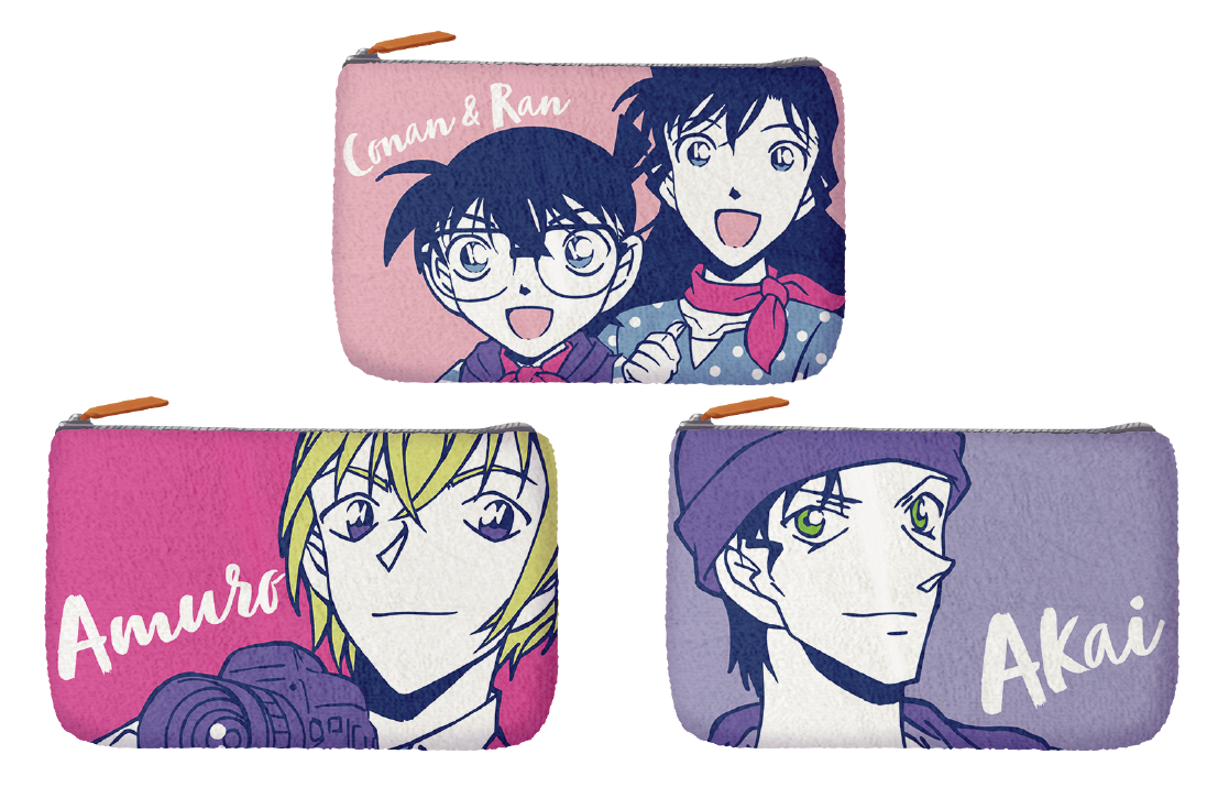 サガラフラットポーチ（全3種）／¥3,520（税込み）