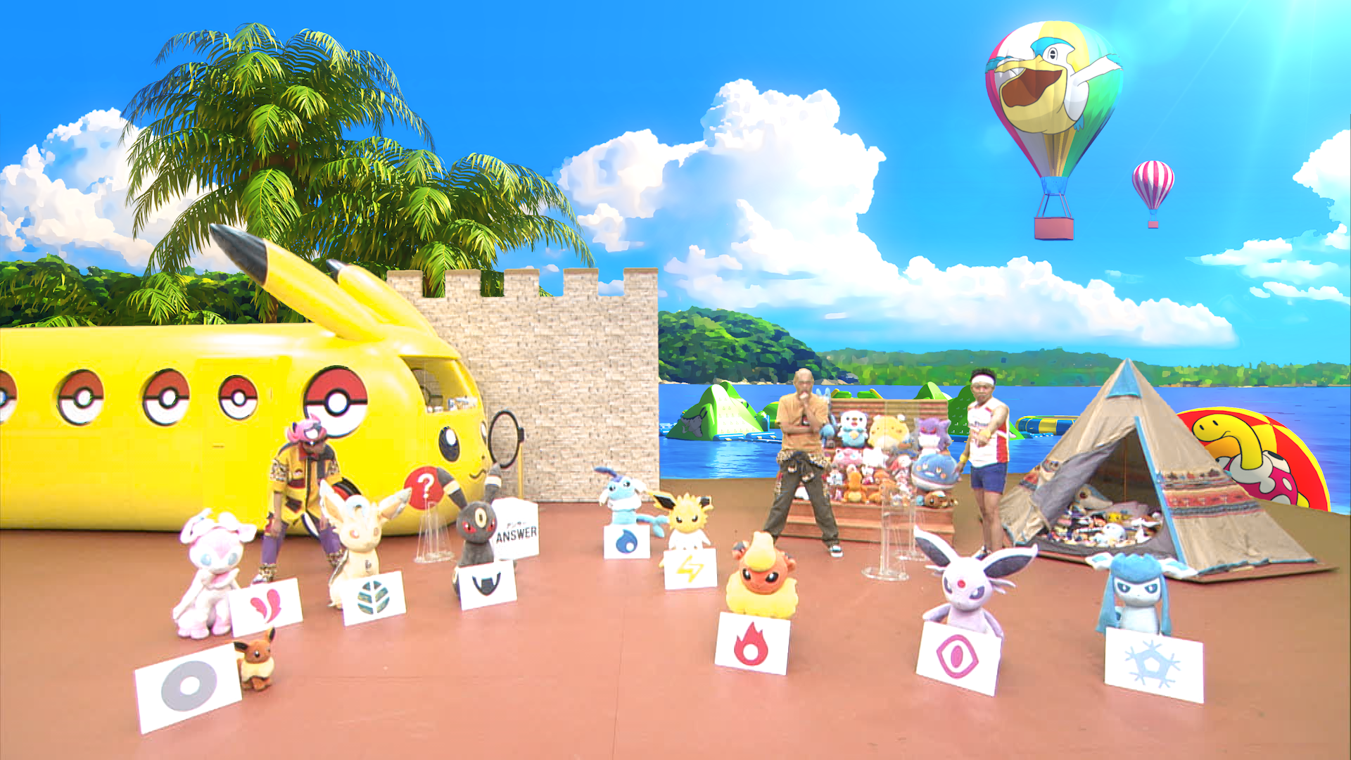 ひかるちゃんがポケモンのぬいぐるみに変えられちゃった！？　ベロバー松丸からの謎を解いて元に戻そう！