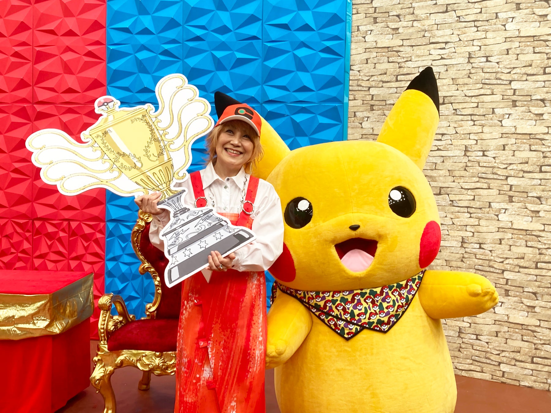 優勝者には、サトシがポケモンワールドチャンピオンシップスで優勝した際のトロフィーも贈呈!