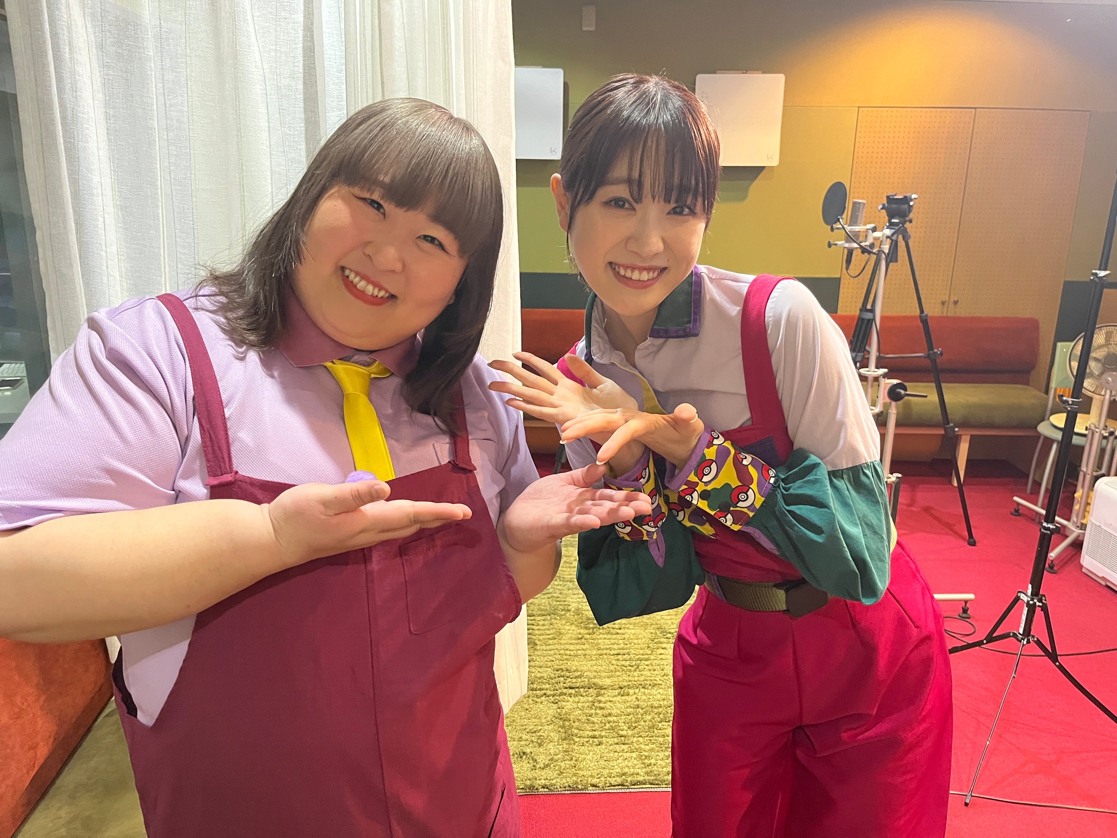 小泉さん、Wひかるちゃん？ のアフレコの様子をポケどこで完全密着！！