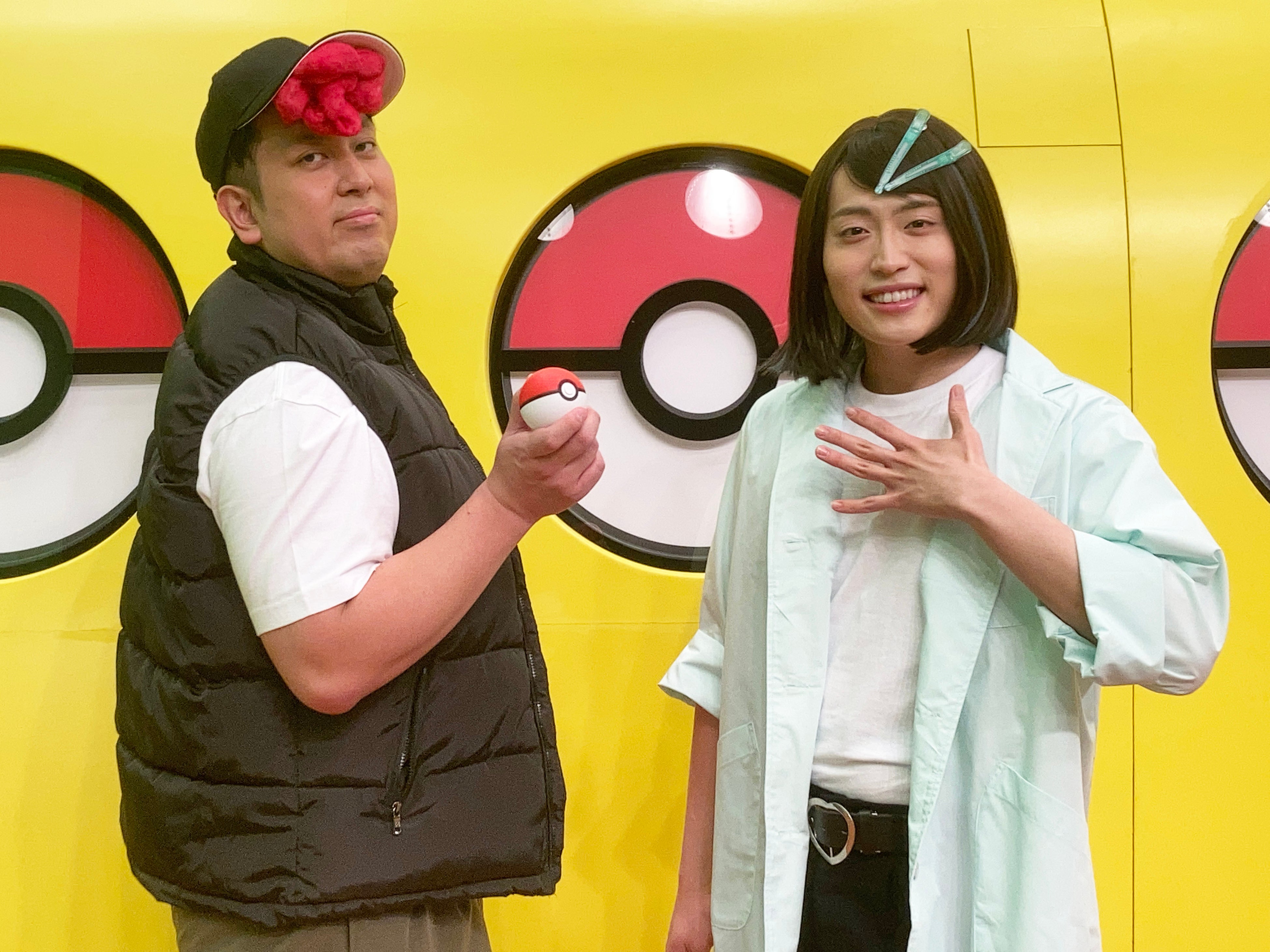 お笑いコンビ・レインボーが新シリーズの主人公・リコとロイになりきって登場！！