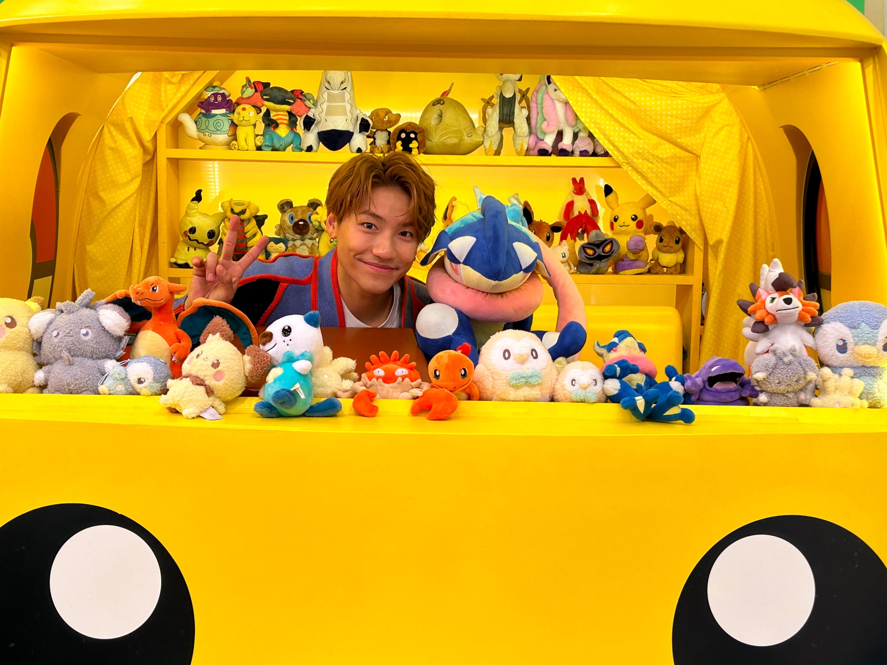 どこいこっカーに初乗車の小森くん!