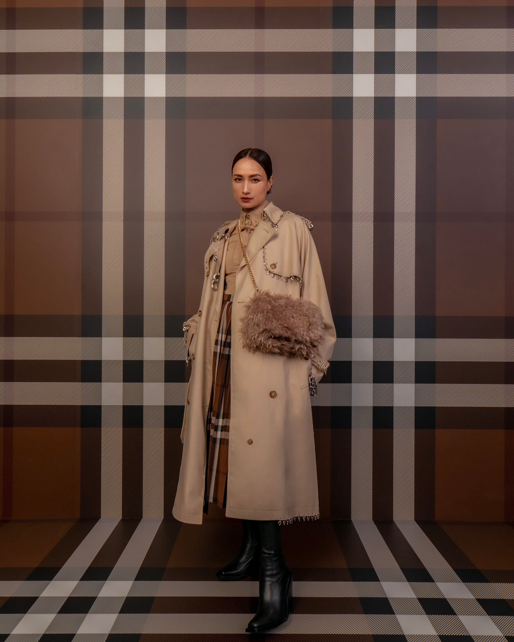 佐田真由美氏　© Courtesy of Burberry