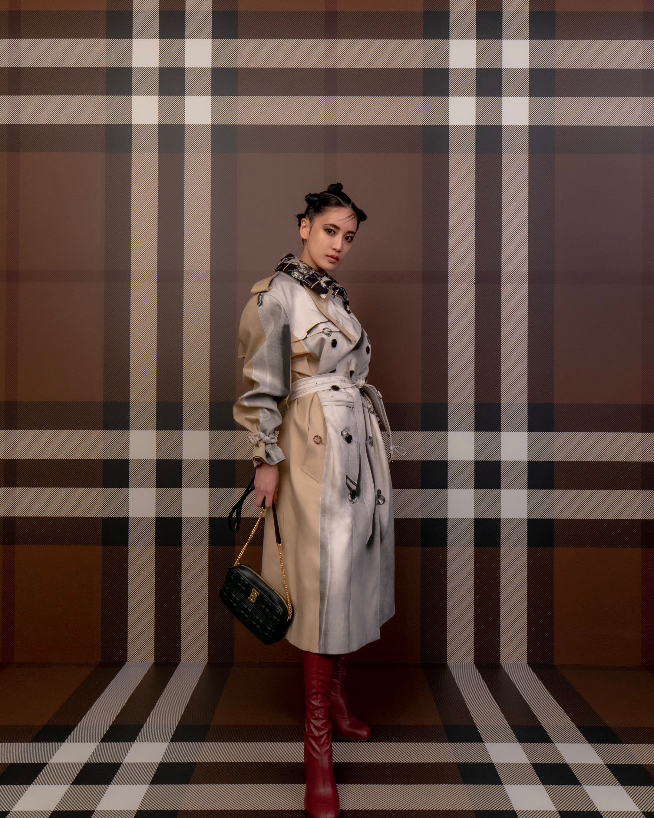 藤井夏恋氏　© Courtesy of Burberry