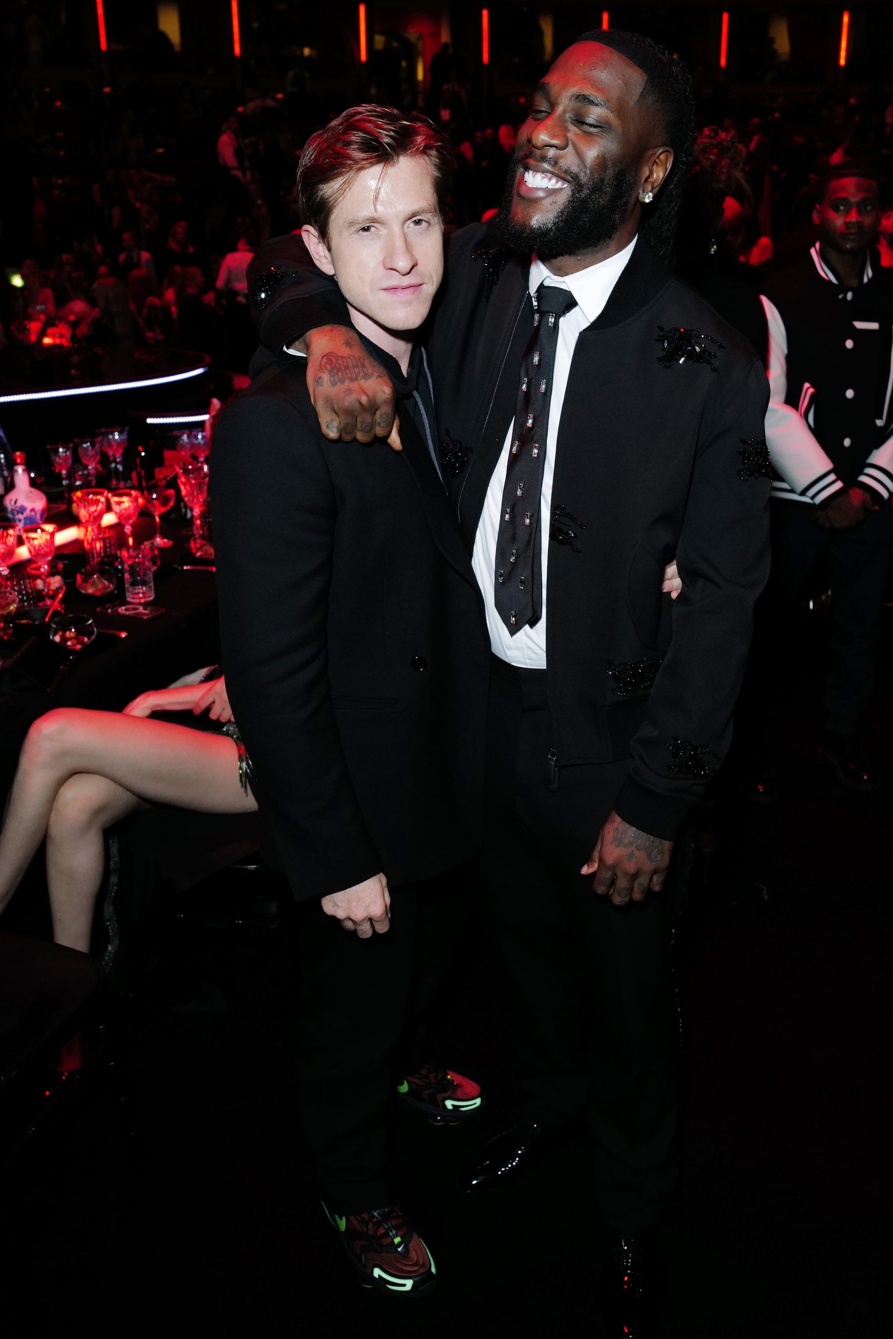 Daniel Lee and Burna Boy © Courtesy of Burberry