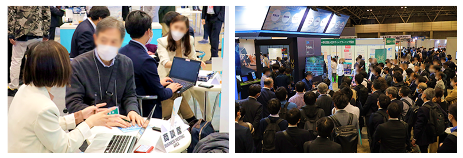 過去開催時の様子。最新ソリューションを求めて多数の来場者が詰めかけました。