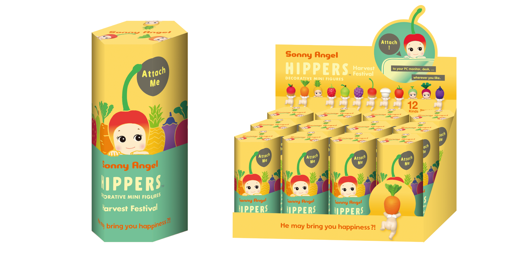 収穫の秋！思わず引っこ抜きたくなる果物や野菜が愛らしい