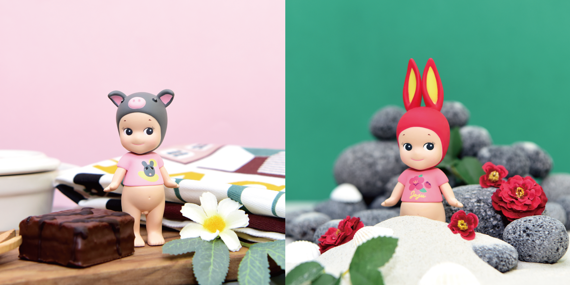 まるで韓国” 海外旅行気分を味わえるミニフィギュア。韓国の人気観光地