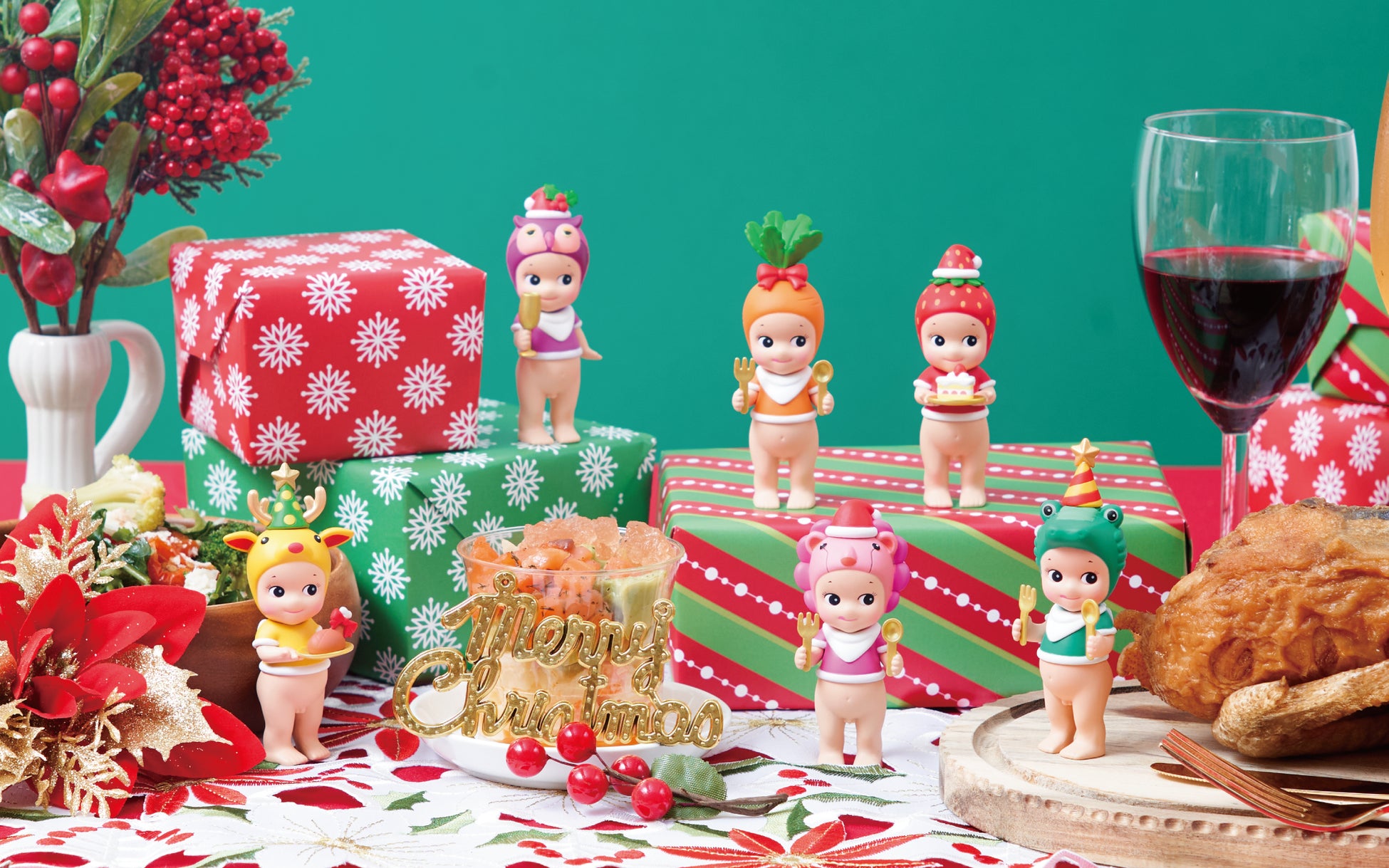 ソニーエンジェル ロビー クリスマス シークレット クリスマスディナーがさらに楽しくなる!SNSで話題のフィギュア