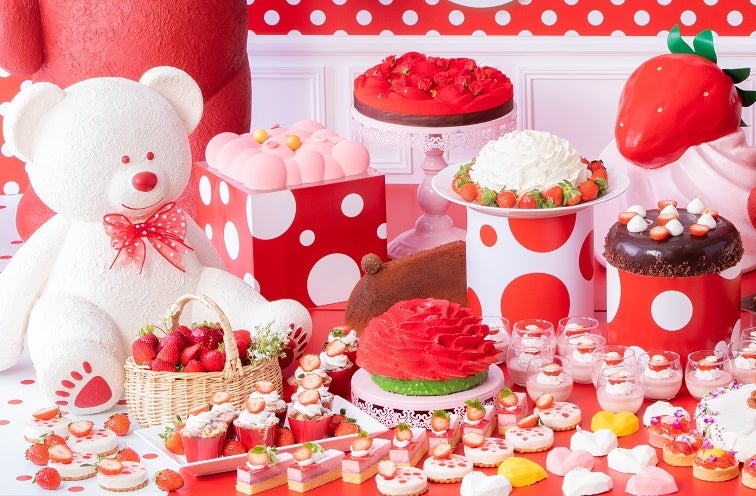 「ストロベリースイーツビュッフェ　～夢みるテディベア～」イメージ