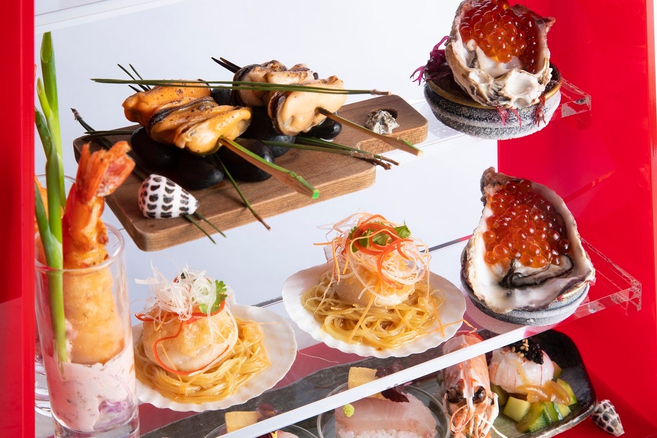 「シーフードスタンド付きグリルディナー　～海からの宝もの～」イメージ