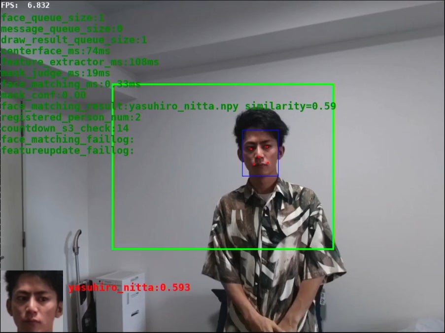 検知画面のイメージ