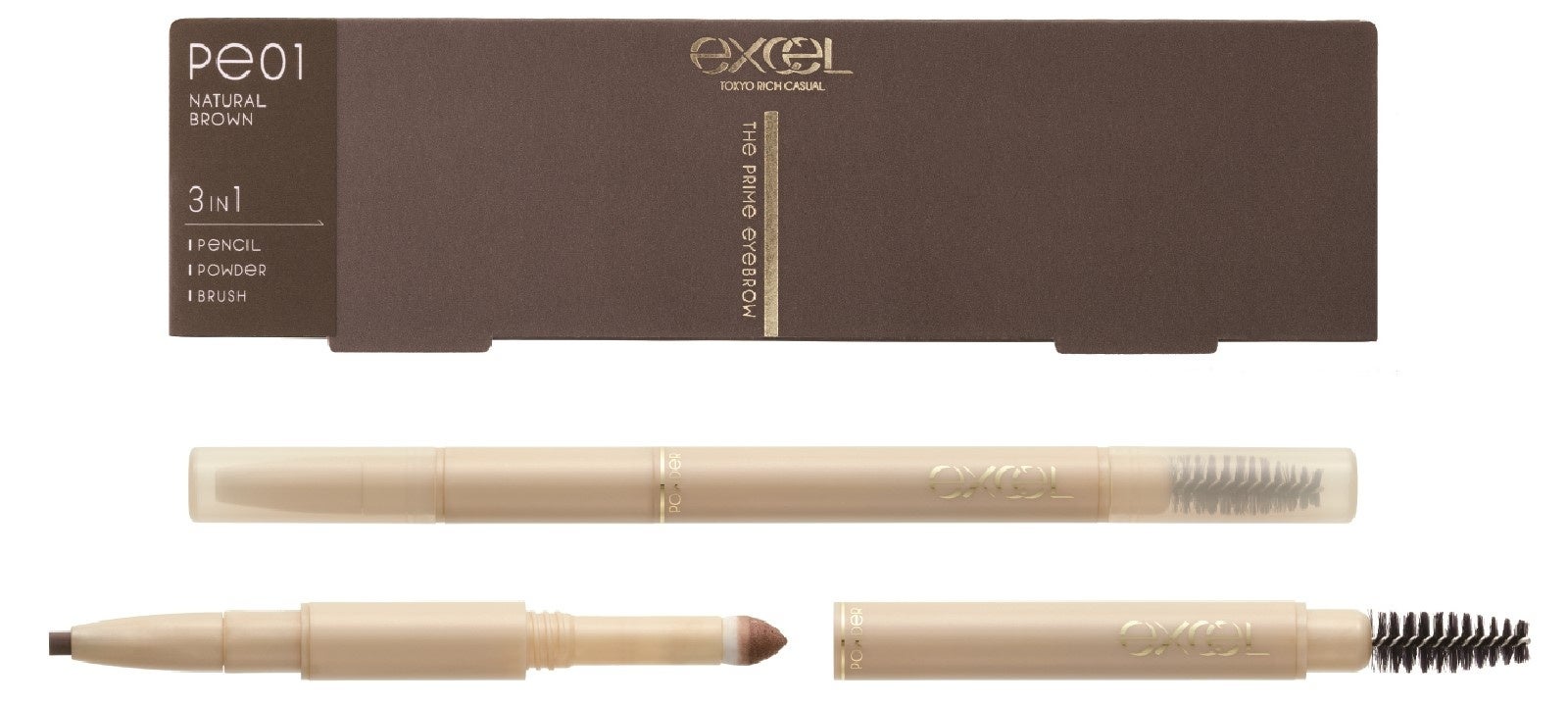 エクセル ザ プライムアイブロウ 新パッケージ