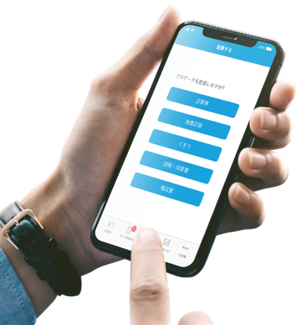 MeDaCaアプリの画面イメージ