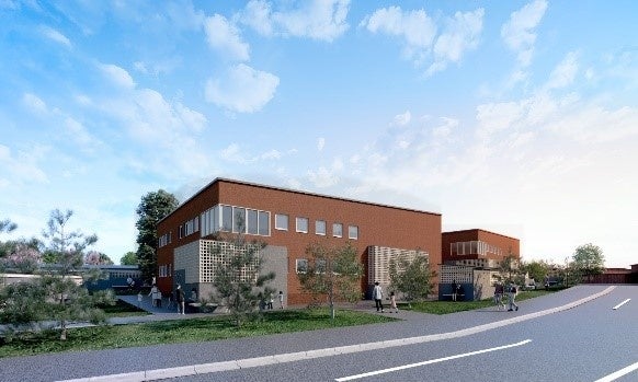 SDGs街区内の集合住宅完成予想パース