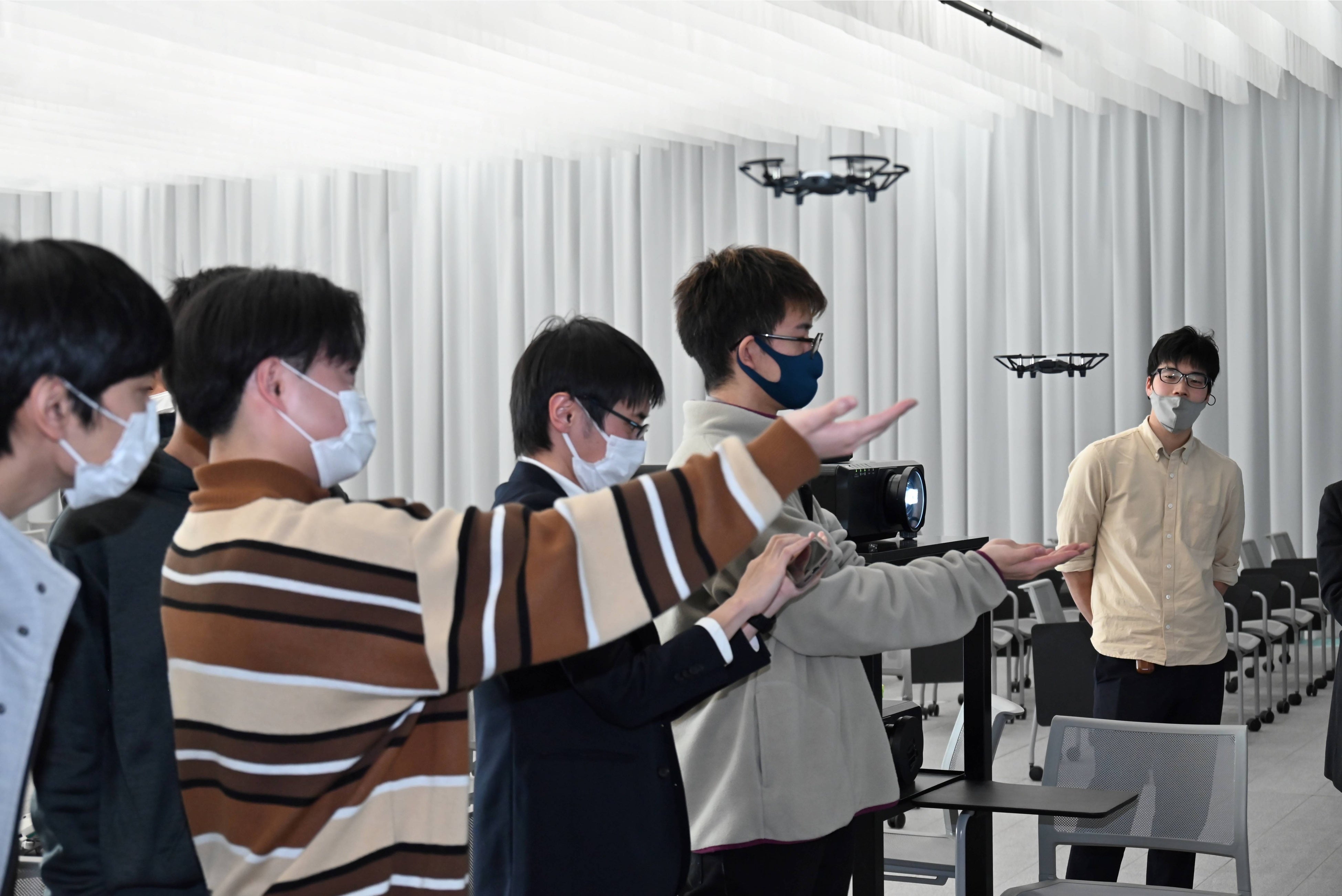 当日のドローン講習会の様子①