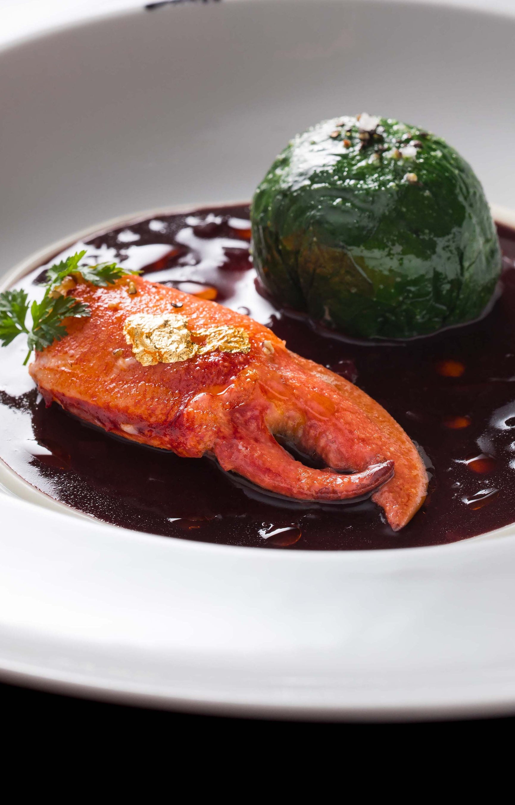 オマール海老のヴァプール ハーブをきかせたソースシヴェ