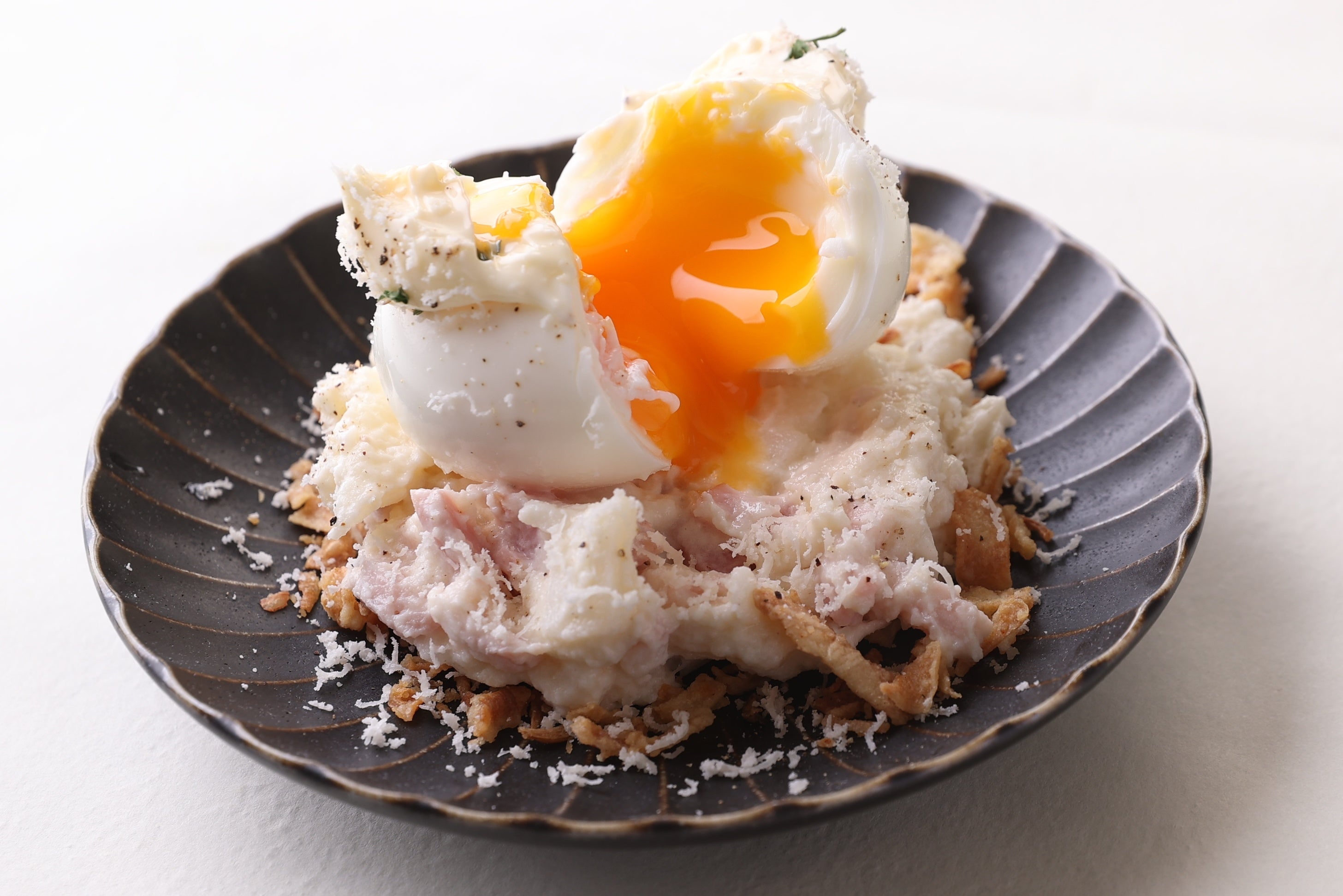 半熟玉子のポテトサラダ