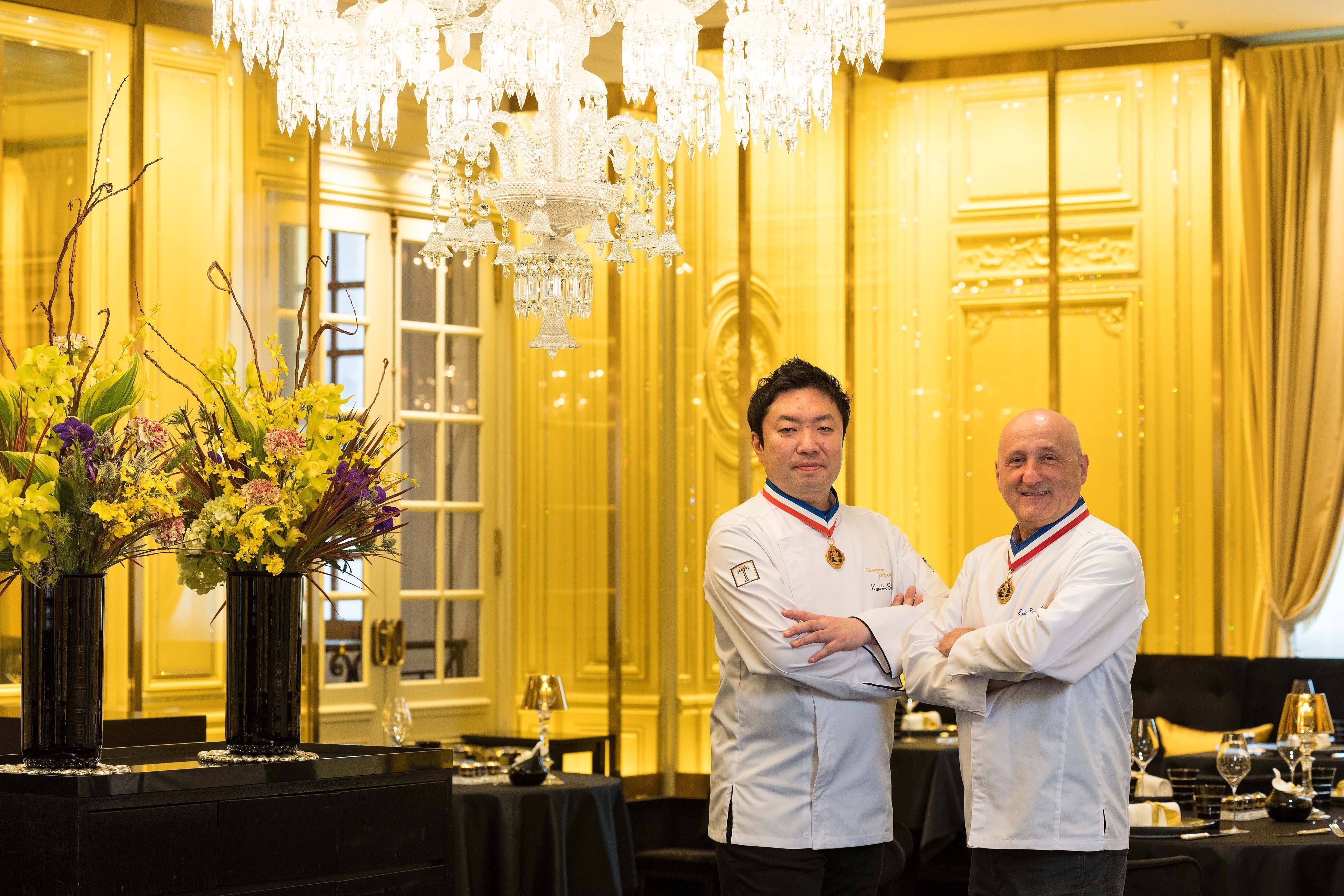 左：関谷　健一朗　右；エリック・ブシュノワール氏