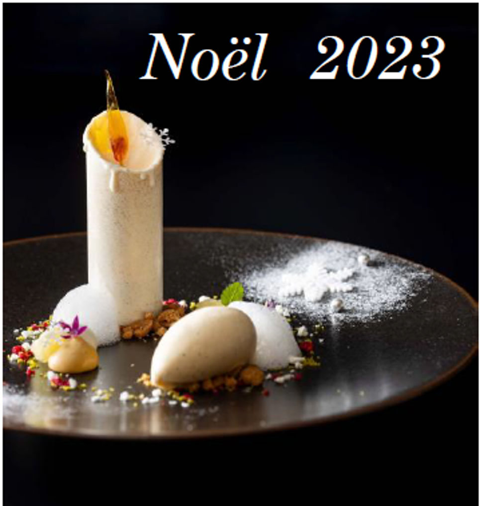 トリュフが香る一皿やクリスマスに灯すキャンドルに見立てたデザート