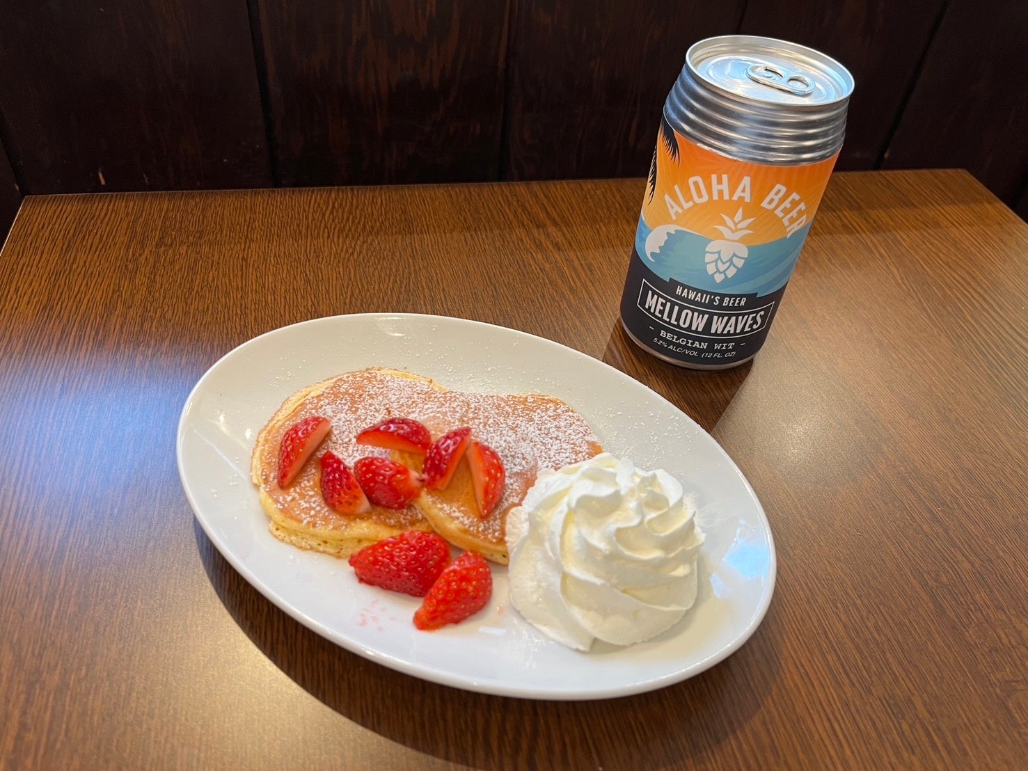 MELLOW WAVESいちごとメープルのパンケーキ