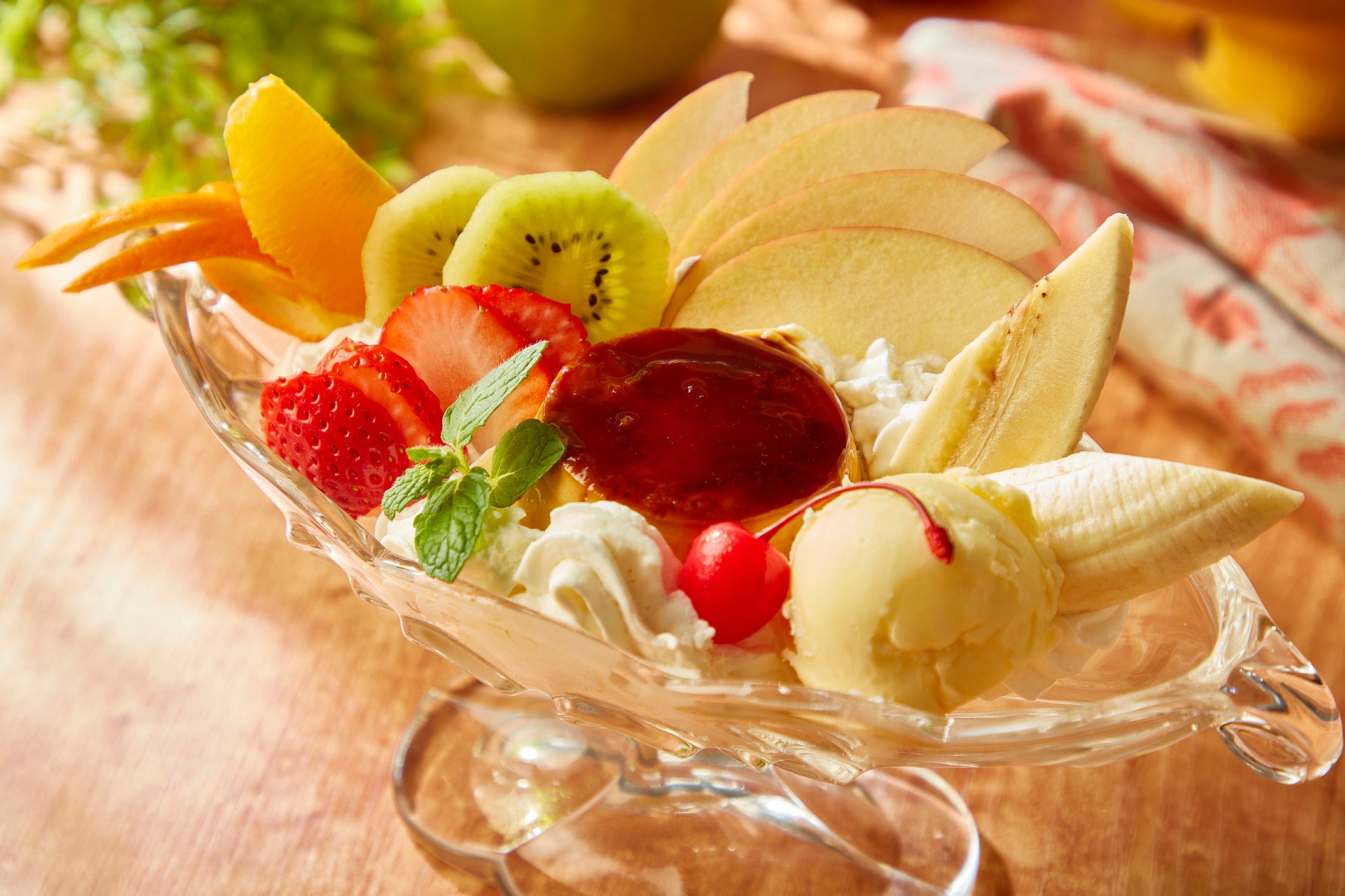 プリンアラモード