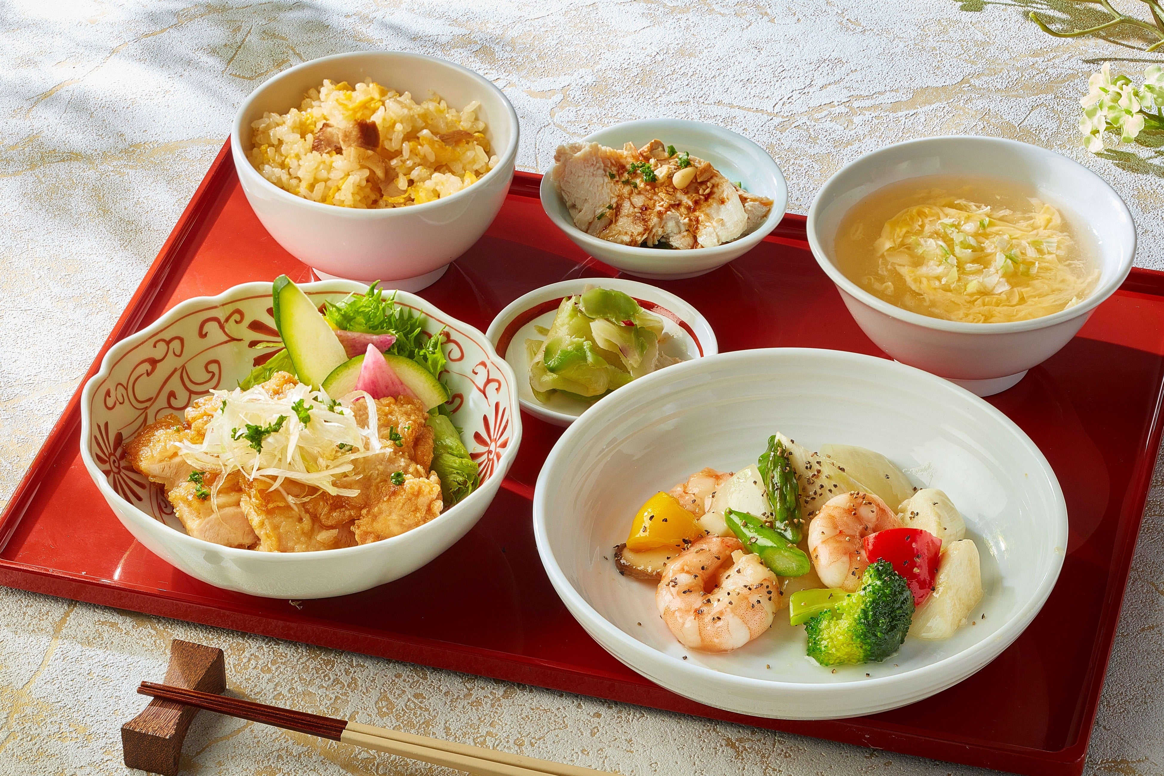 お好きな二品が選べるハーフ&ハーフセット　1880円