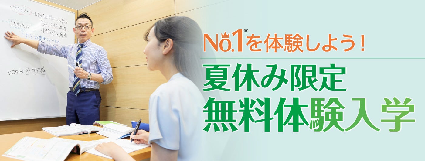 ※1.「株式会社ドゥ・ハウス」調べ　調査概要及び調査方法：医系専門予備校を対象にしたデスクリサーチ及びヒアリング調査　比較対象：医系専門予備校20校