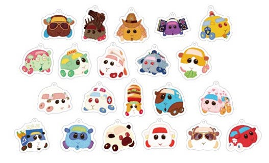 アクリルキーホルダー 全21種【ブラインドパック】660円