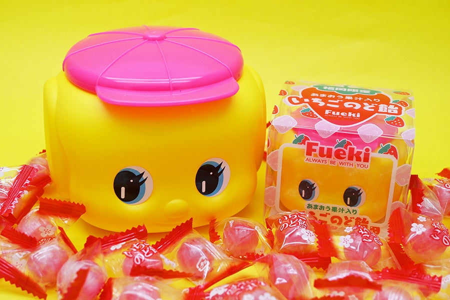 フエキあまおう果汁入りいちごのど飴