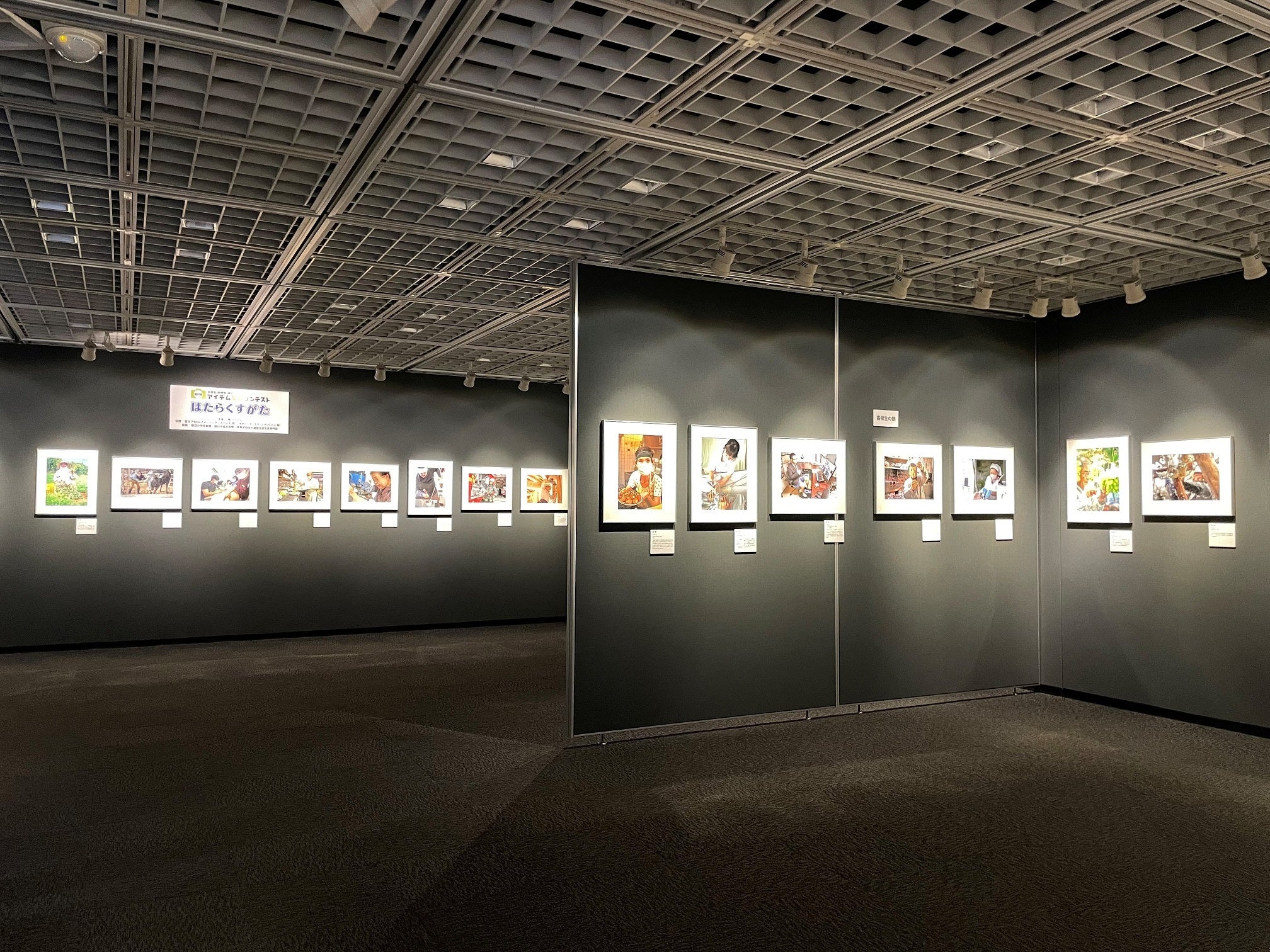 入選作品展の様子