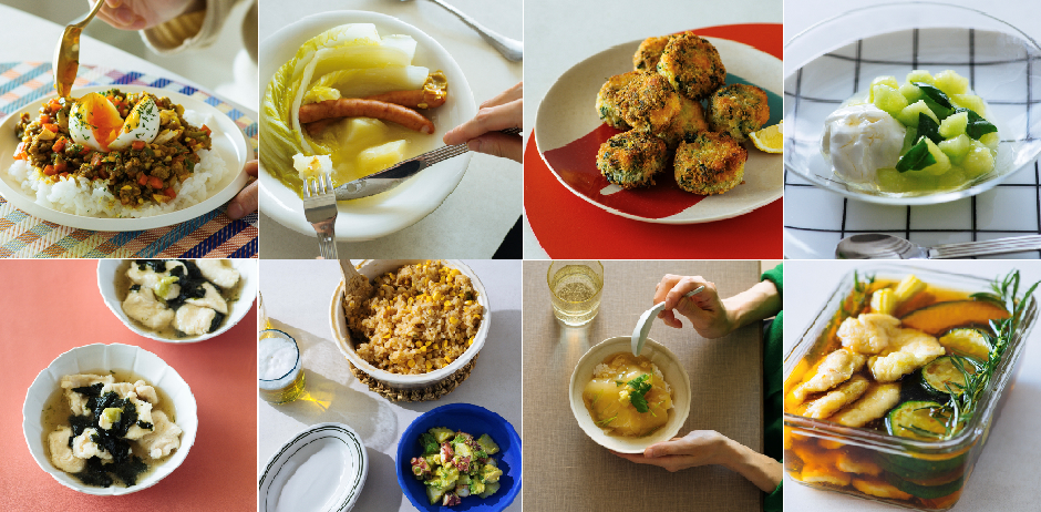 ほとんどが3~4工程で作れちゃう！