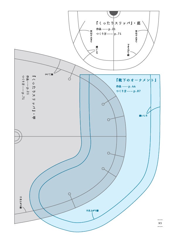 紙版は、写してそのまま使える実物大の型紙付き