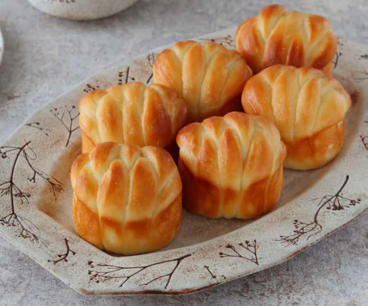 編み込みミルクパン