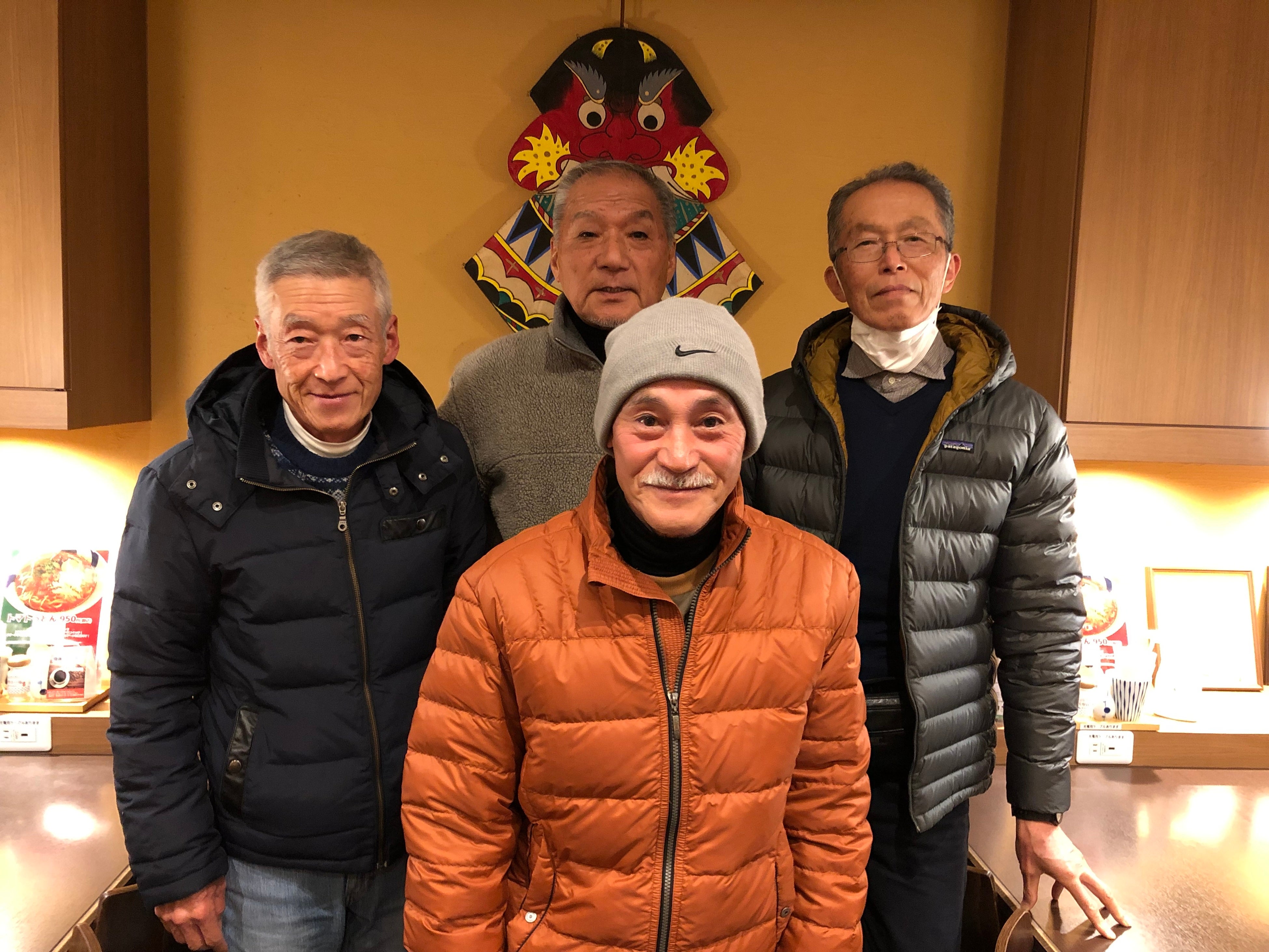 高校のラグビー部の仲間は今も元気。