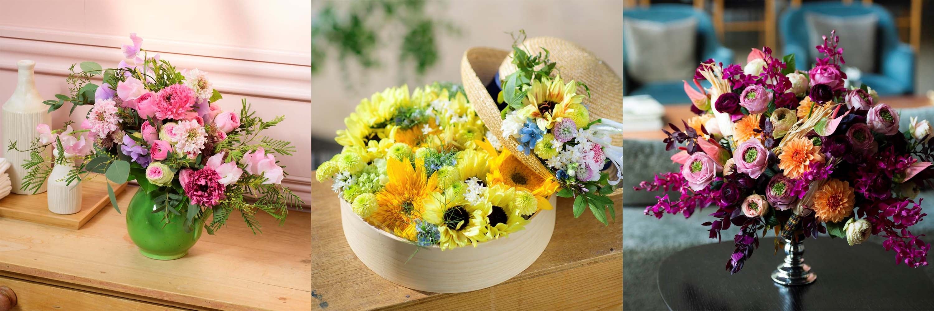   左から２月、8月、11月のイメージ。