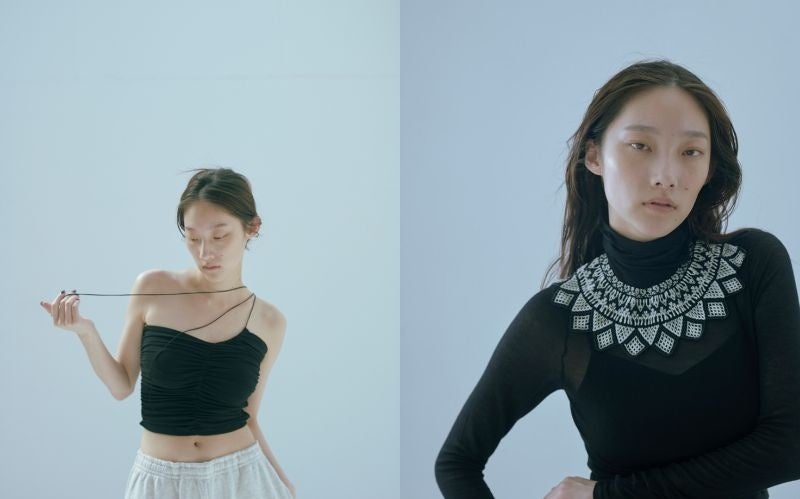 Collagen Ruched Cami／¥23,100（determ;）　　　　　　Monte Bianco／¥80,300（enlace）