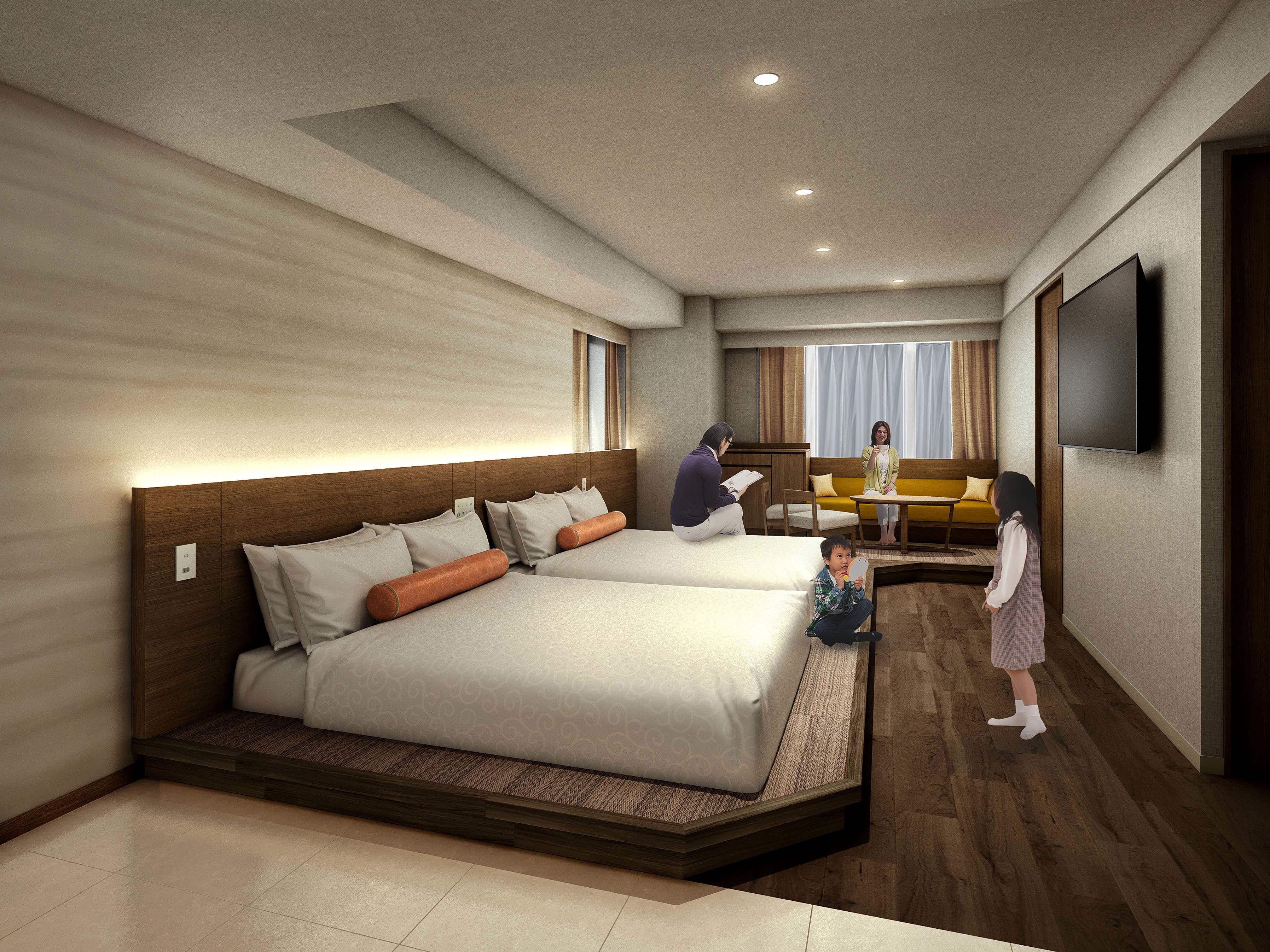 新客室「パノラマ／ハイフロアロイヤルグランデルーム」（15～24階・10室）