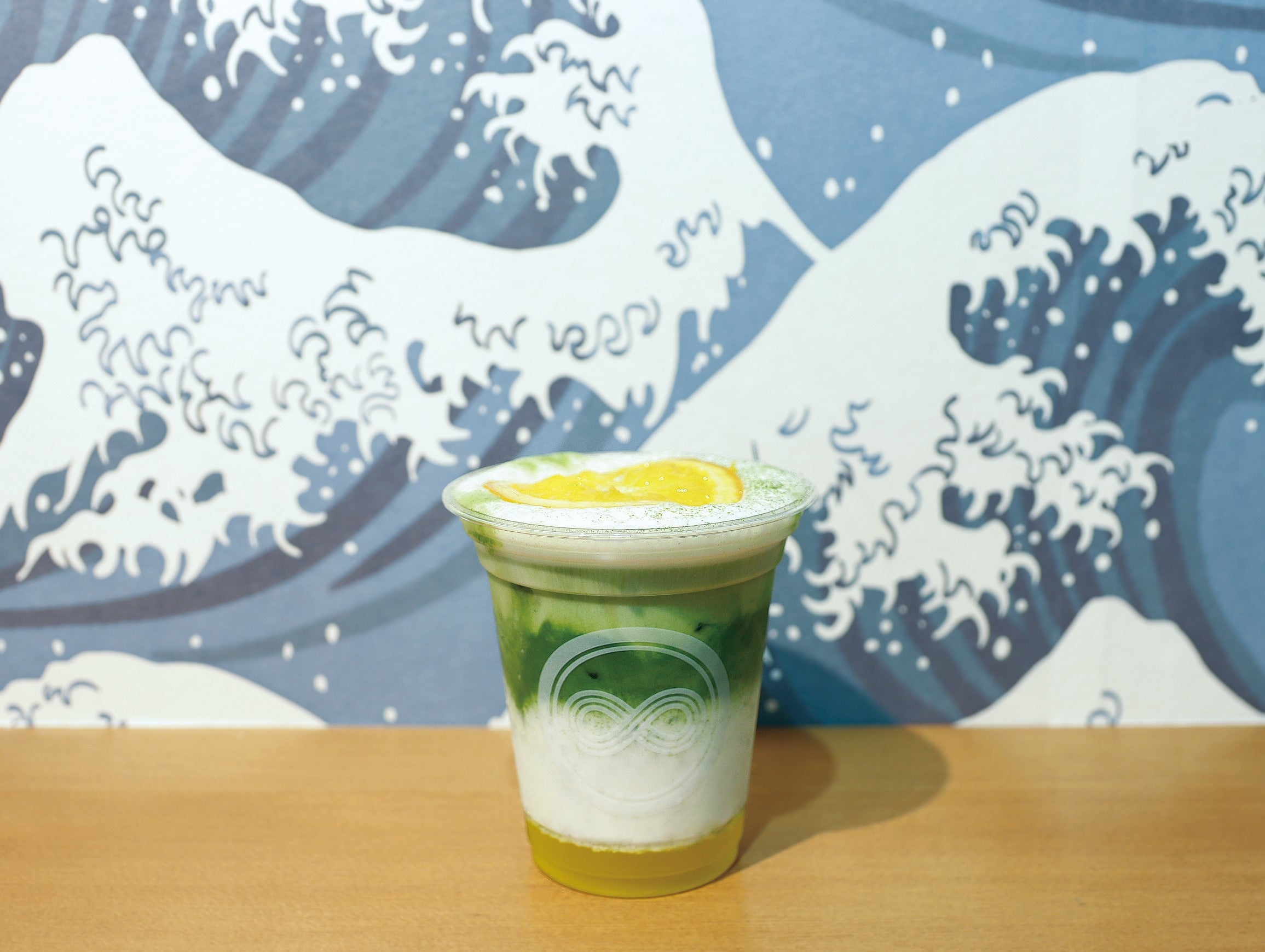 【柑橘抹茶ラテ】