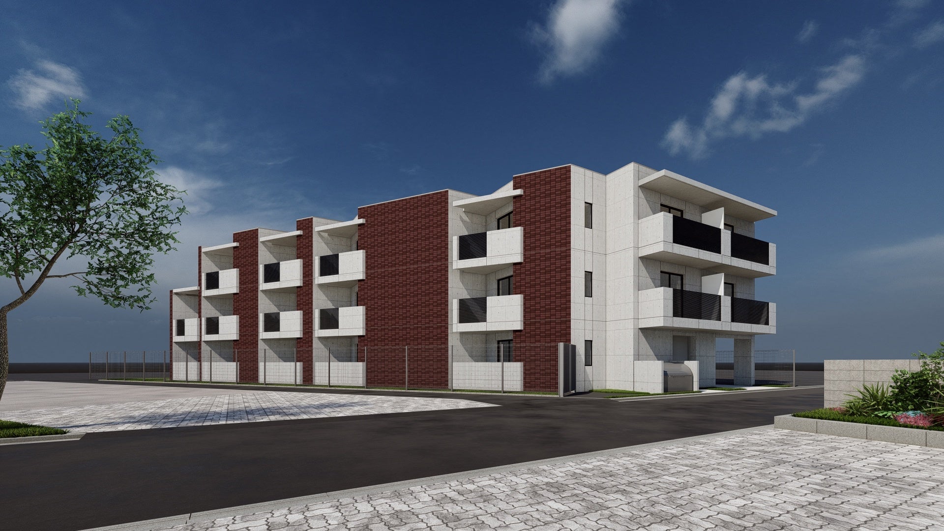 【GranDuo世田谷16 外観CG】