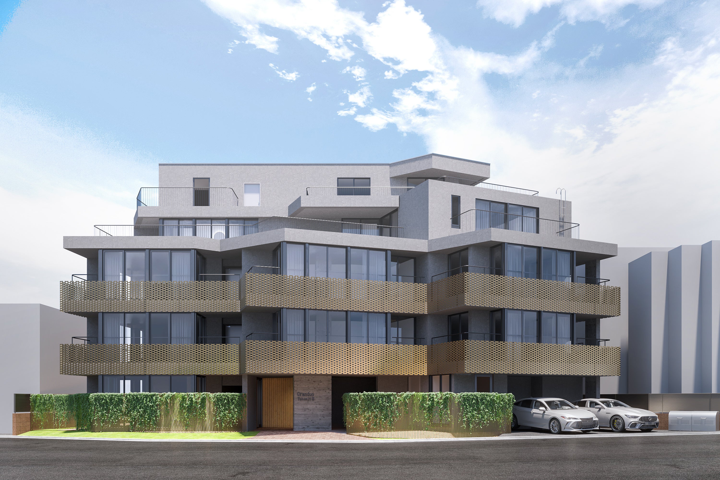 【GranDuo祐天寺２ 外観CG】