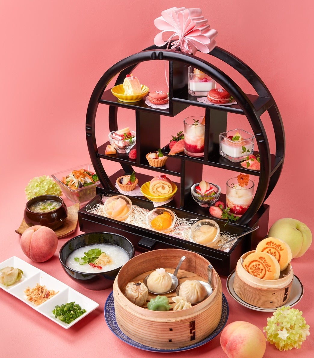 好評につき第二弾 台湾カステラ専門店 ポンポン と大阪難波のリバーサイドレストラン モダン中華 堀江ブルー とのコラボ企画 桃尽くしのチャイニーズアフタヌーンティー が7月1日 金 より販売開始 株式会社 オペレーションファクトリーのプレスリリース