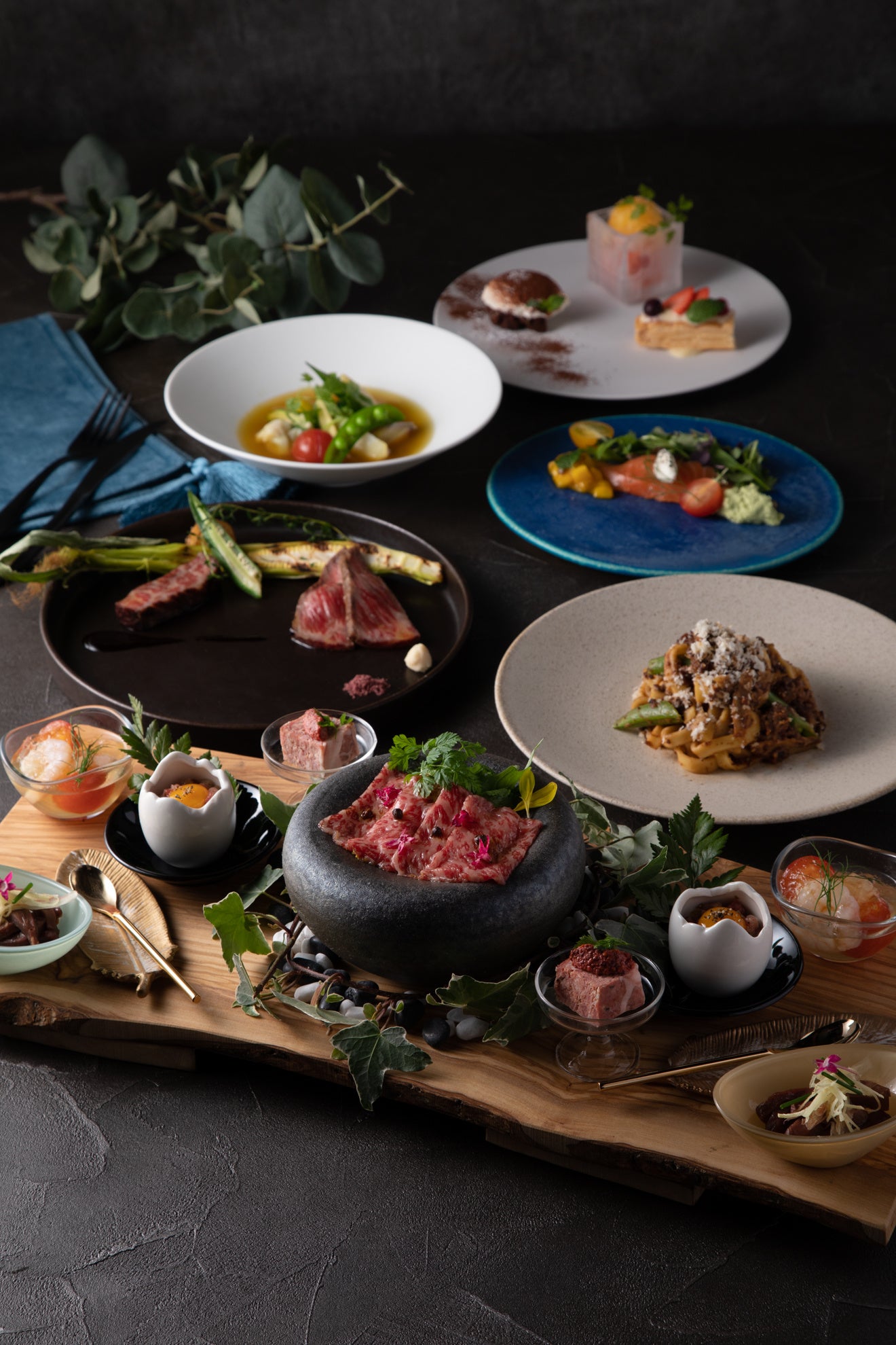 大人の贅を尽くしたプレミアムディナーコース　4980円（税抜）