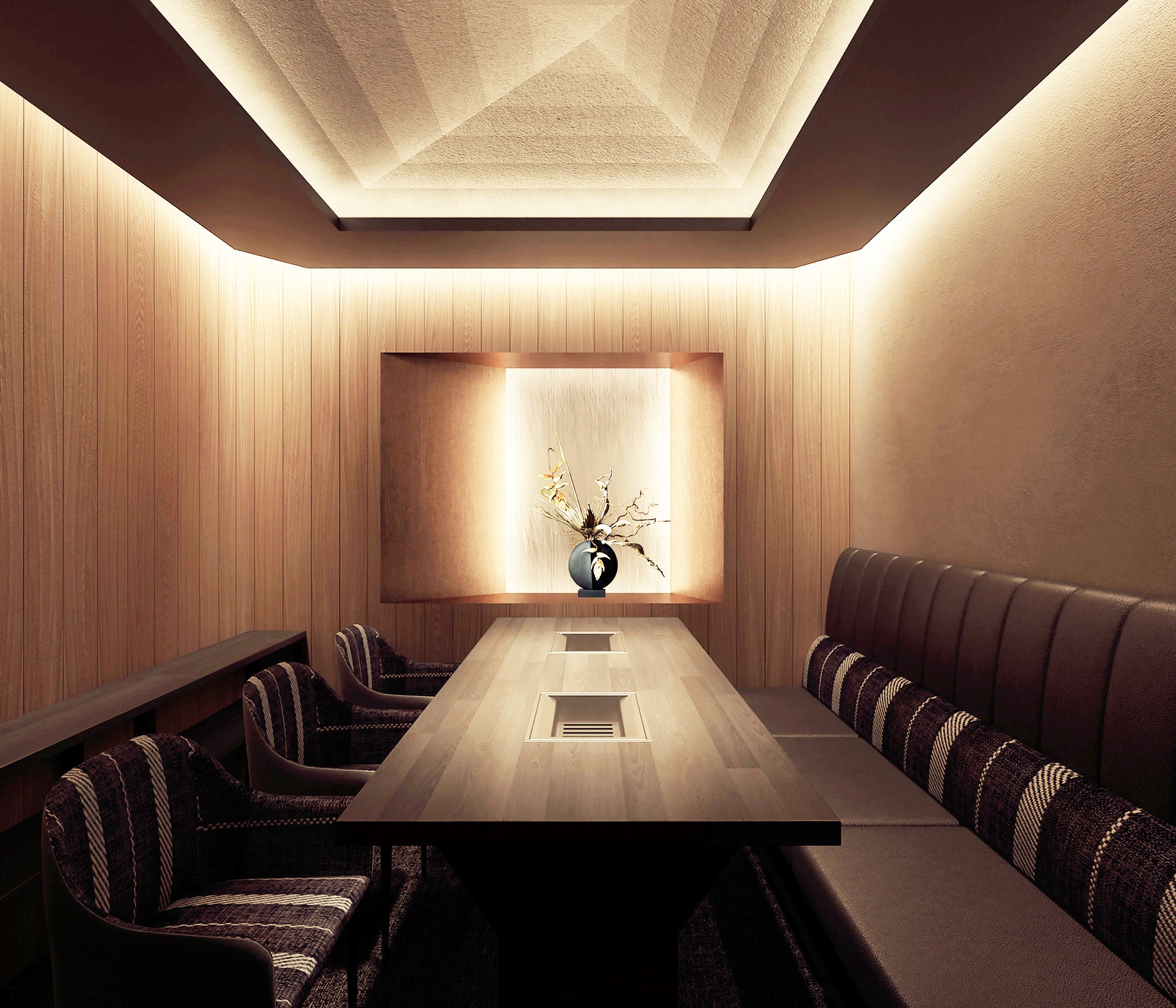 完全プライベート個室6席1室