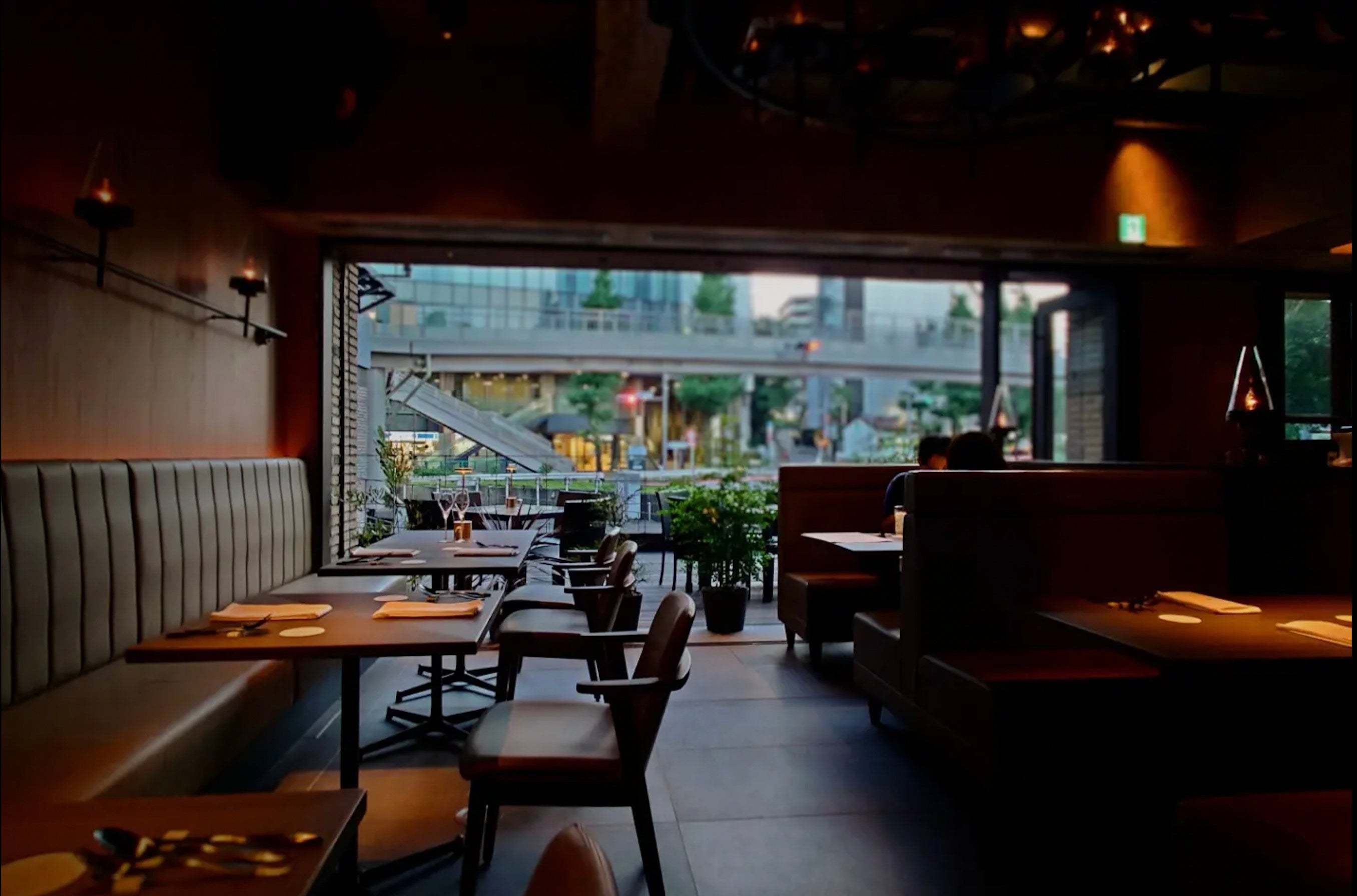 温かい日は、テラスも利用可