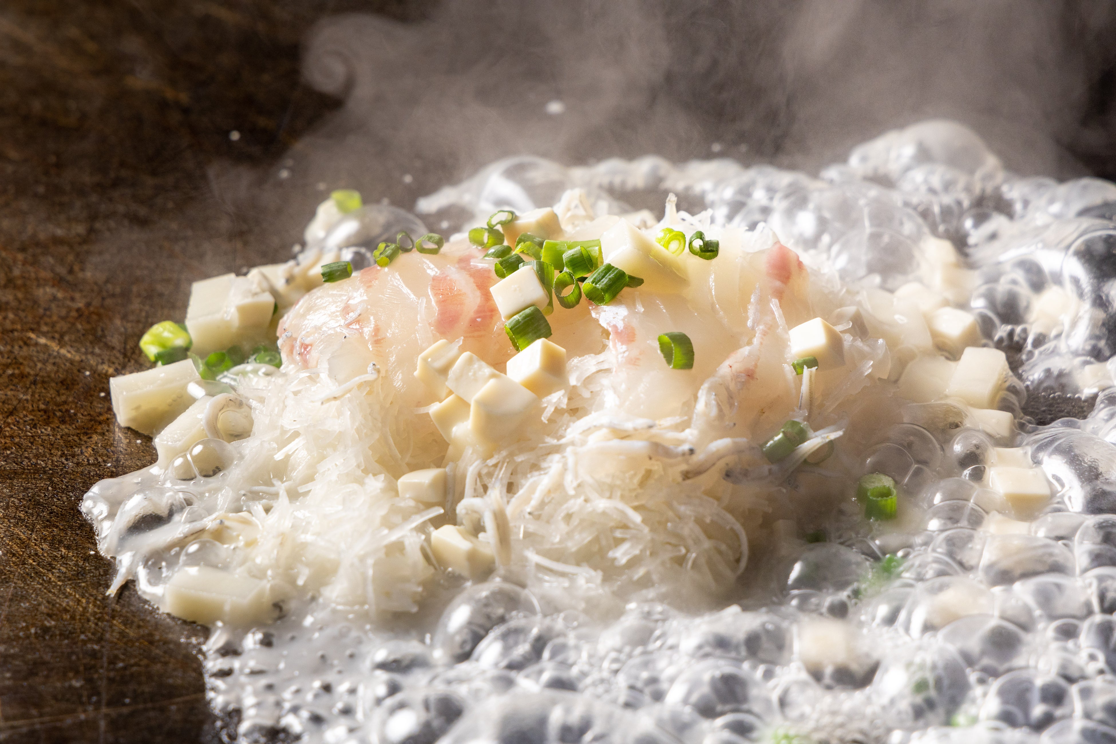 「餅もんじゃ」ごはくもんじゃ