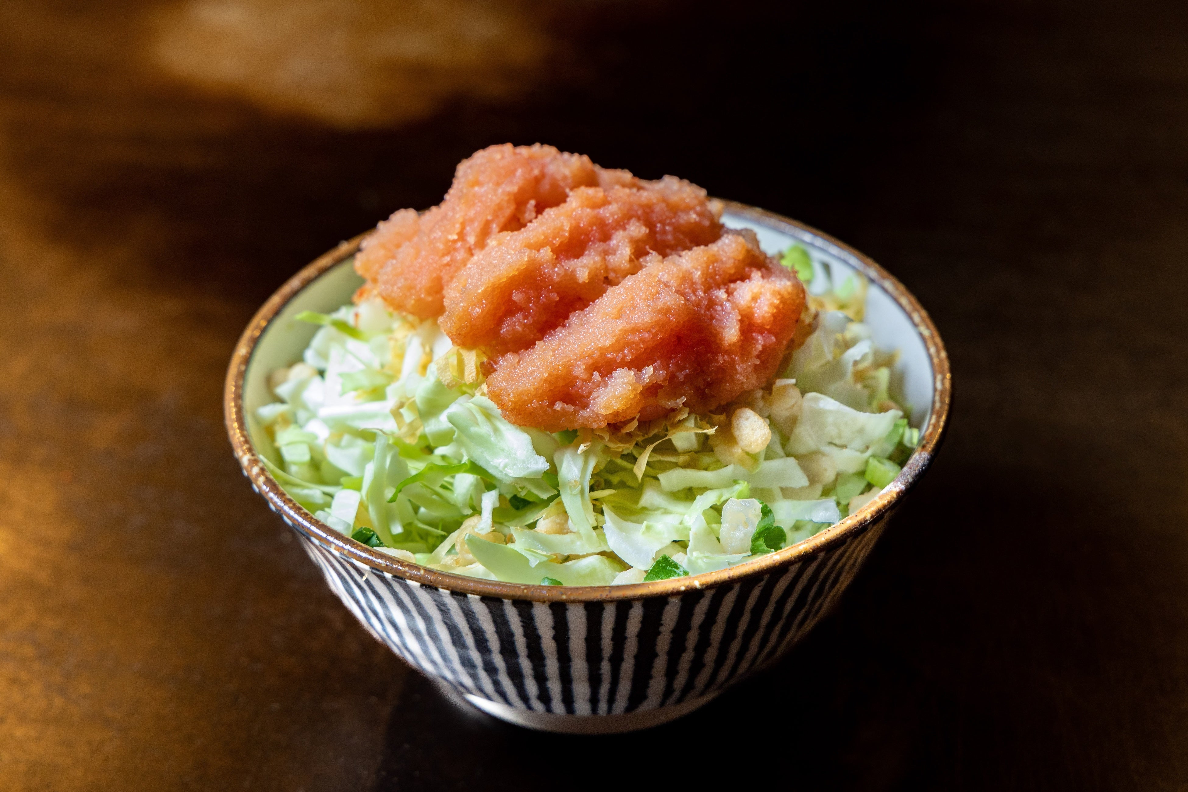 写真は「江戸もんじゃ」明太もんじゃ