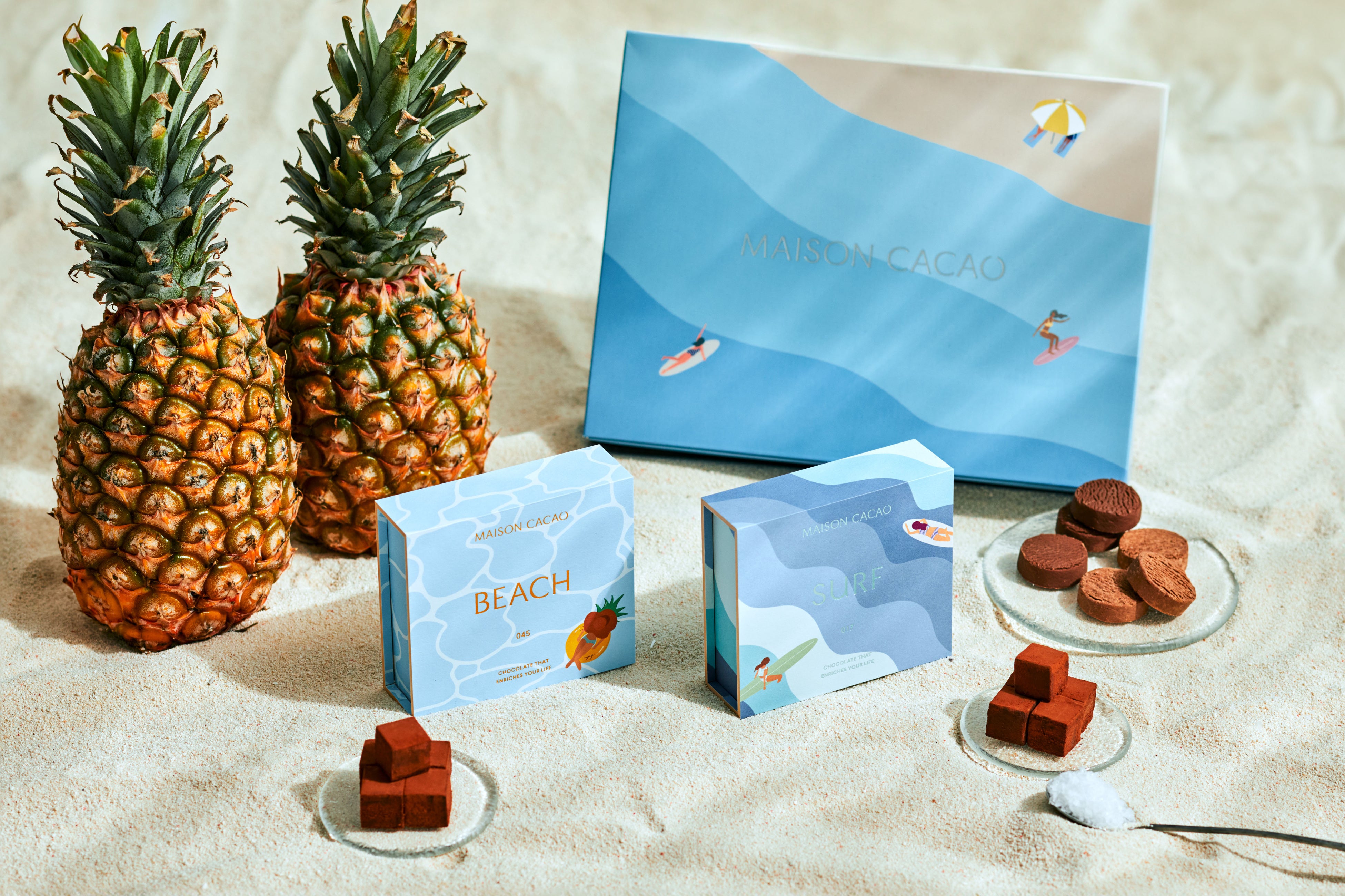 メゾンカカオのサマーコレクション【BEACH】が7月より登場。“夏チョコ